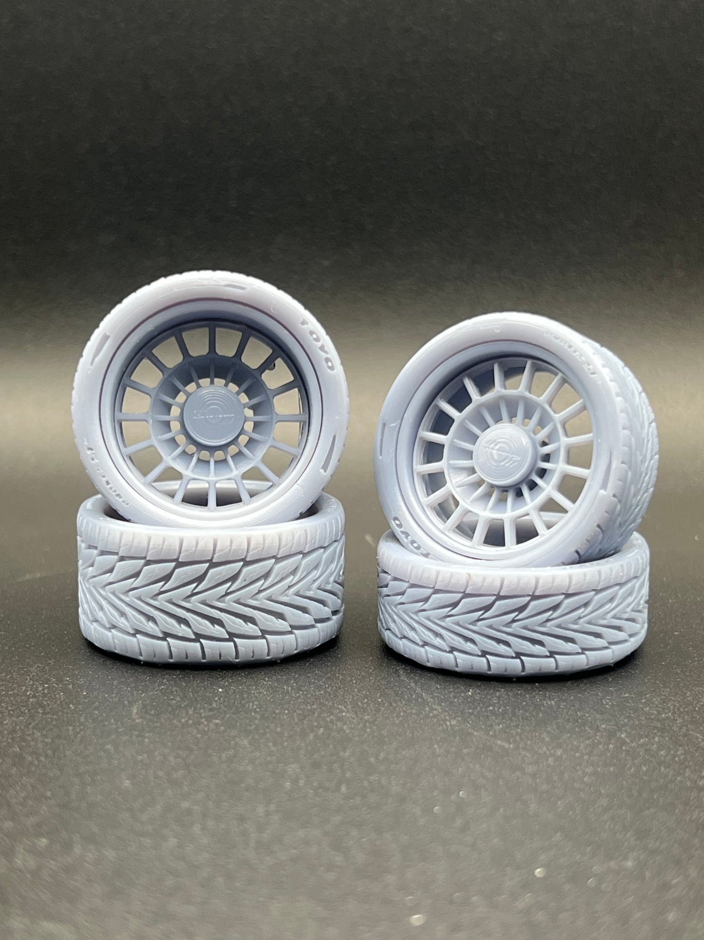 1/18 Scale Resin Artillery Wheels (Set of 4)