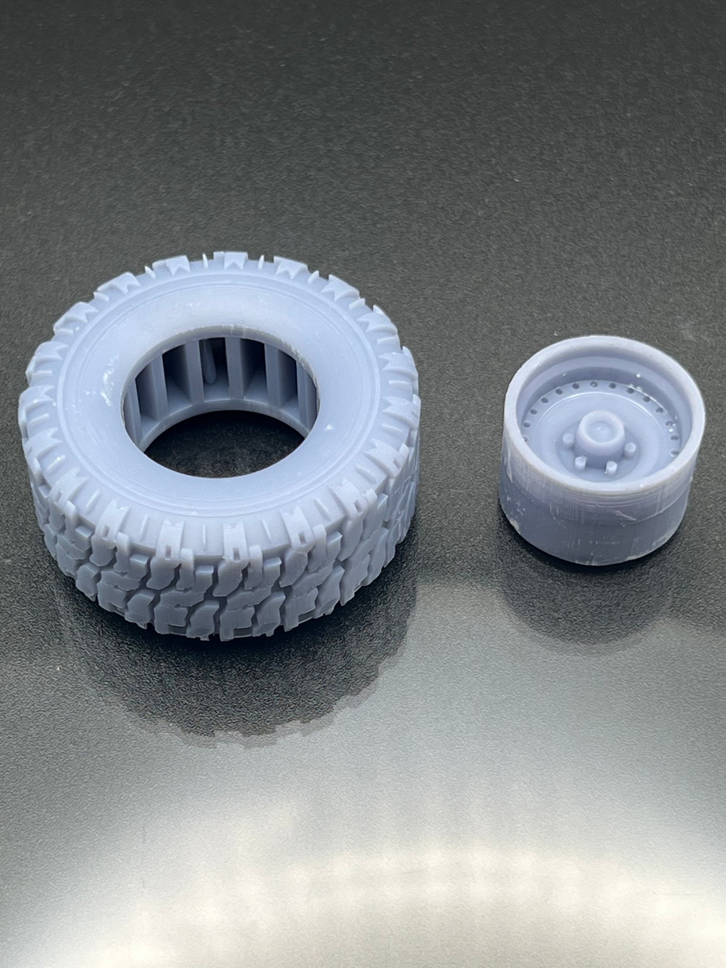 1/24 Scale Mud Bogger Wheel Set