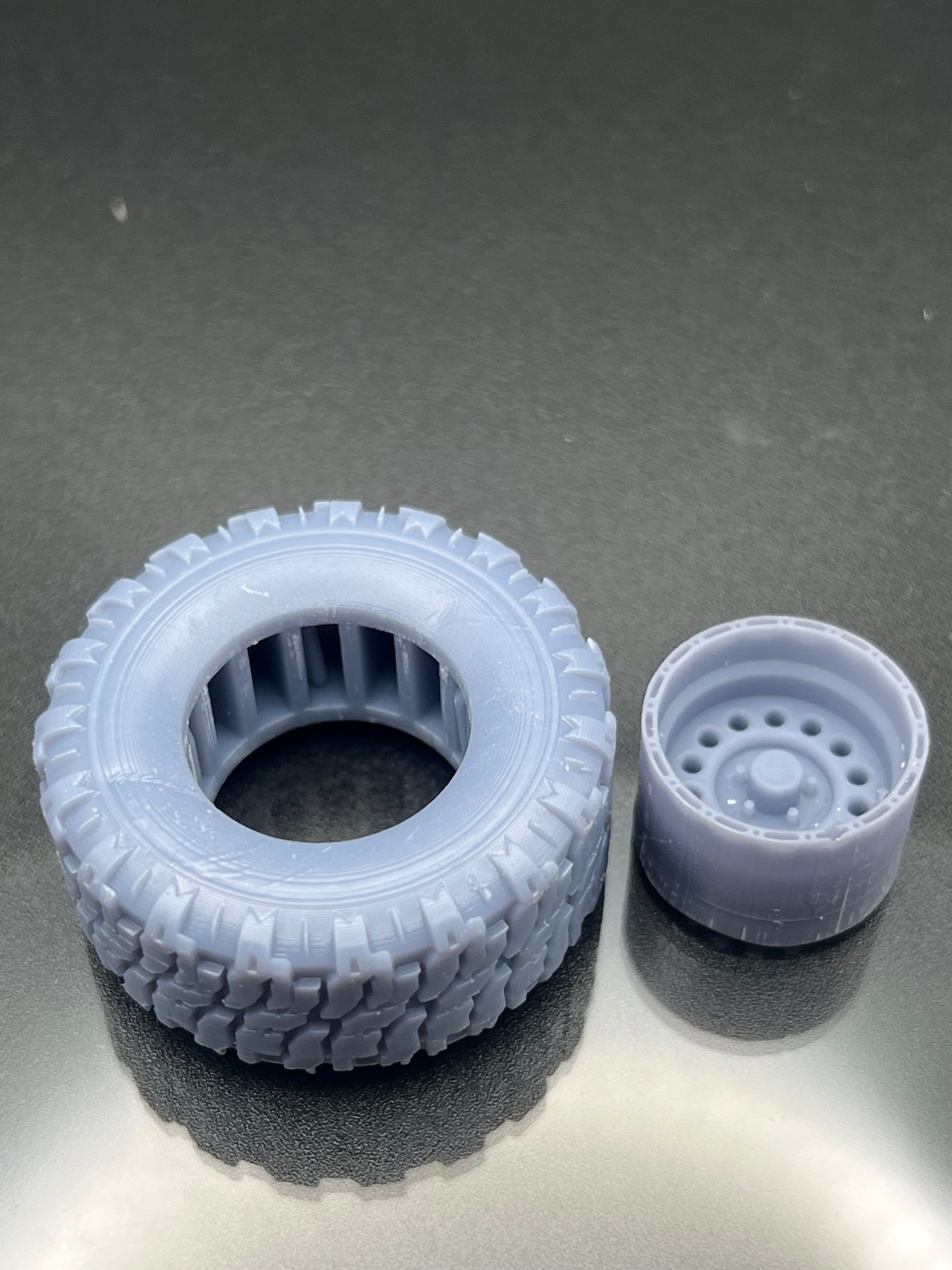 1/24 Scale Mud Bogger Wheel Set