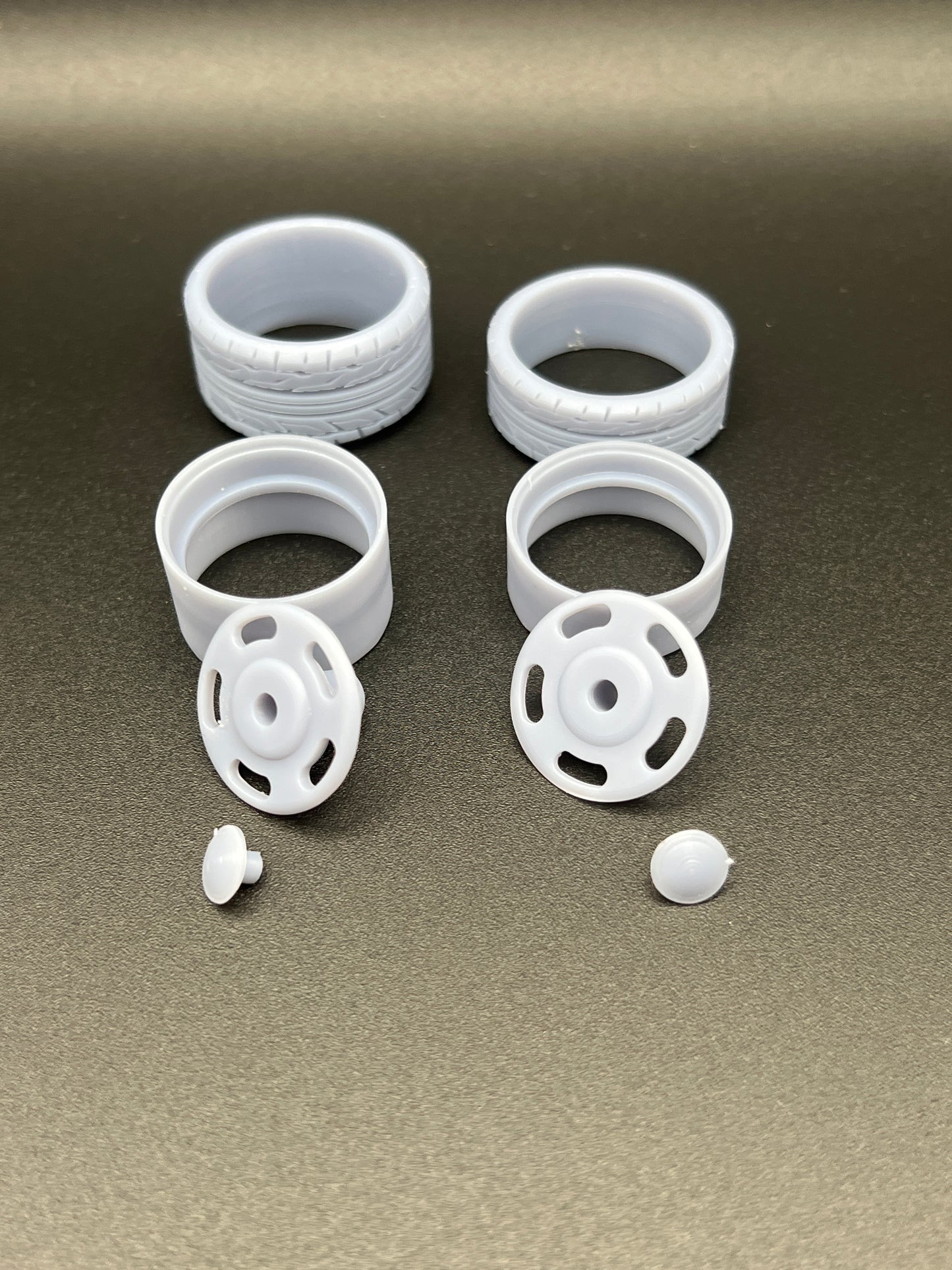 1/24 Scale Model Wheel Set of 4