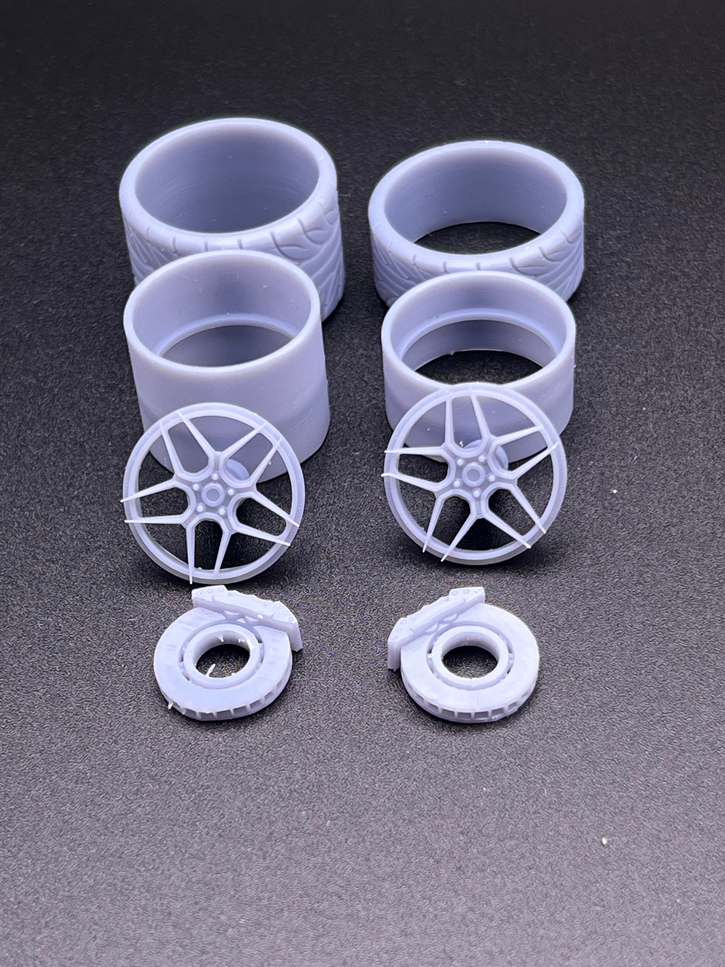 1/24 Scale Super Wide Wheel Set