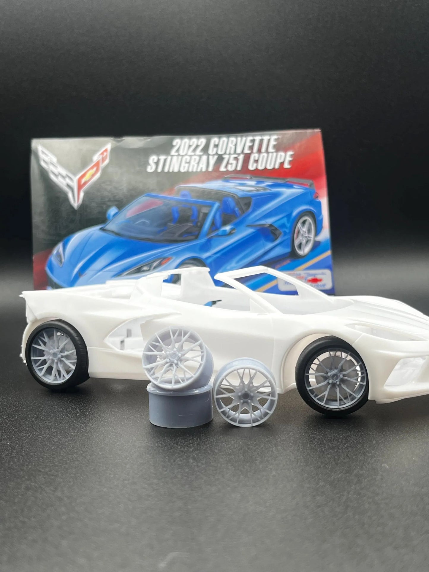 2022 Revell Z51 Stingray Corvette Wheel Upgrade