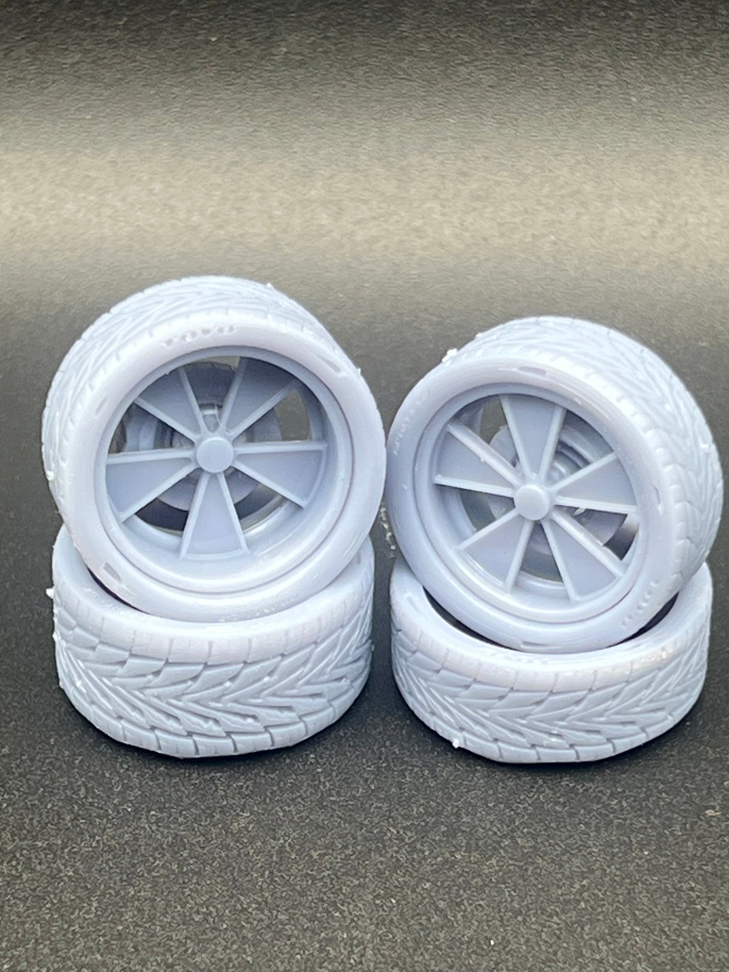 1/24 Scale Hardline Resin Wheel Set
