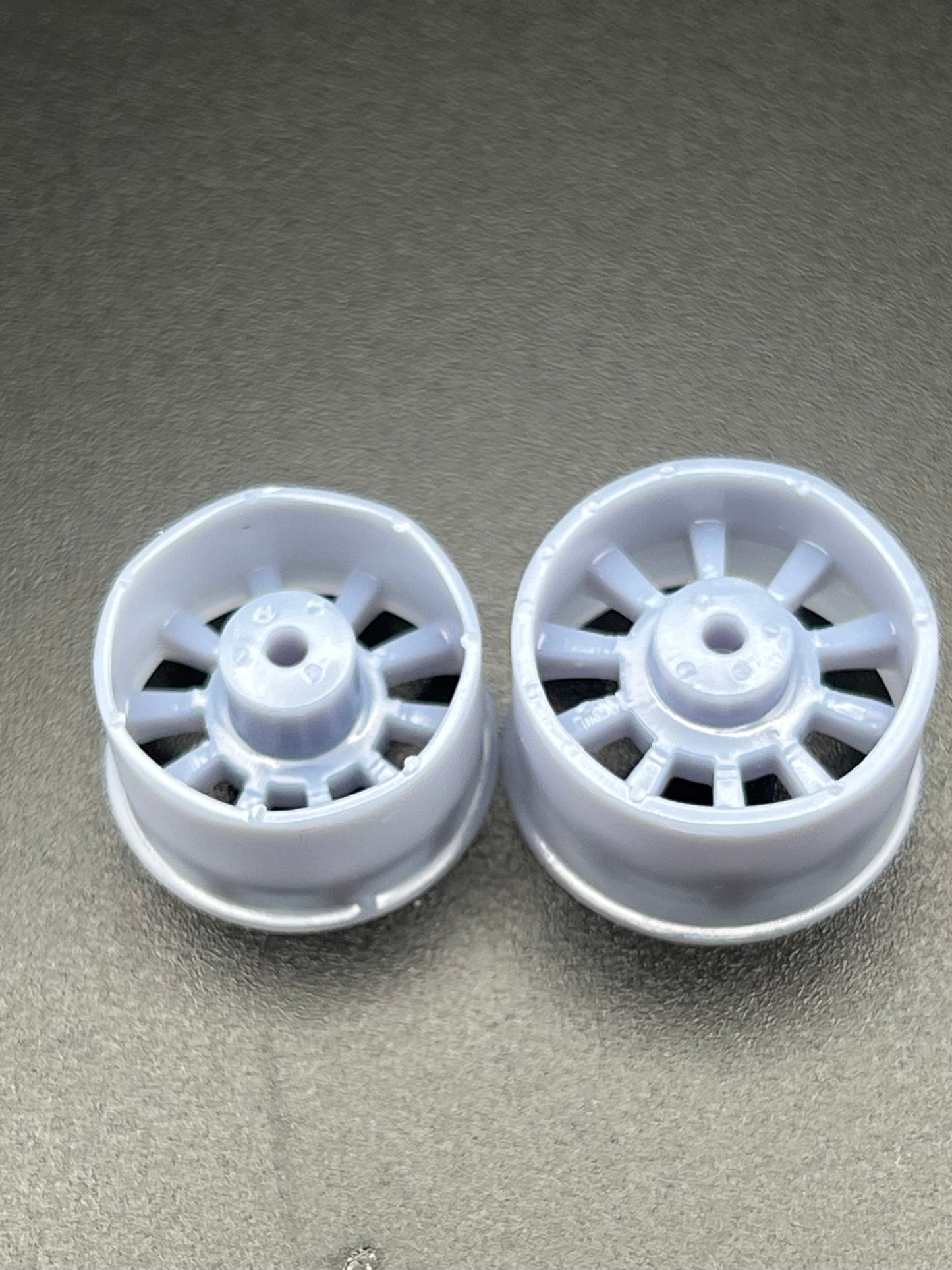 1/25 Scale Retro Billet Shelby Style Resin Printed Wheel Set For Scale Modeling
