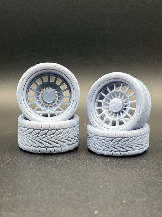 1/18 Scale Resin Artillery Wheels (Set of 4)
