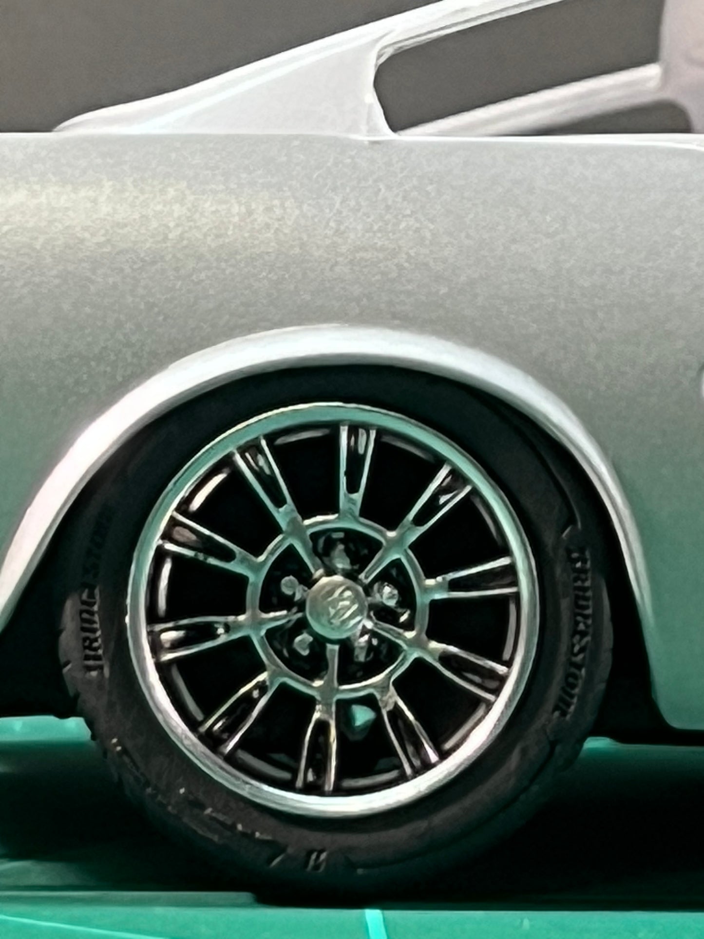 1/25 Scale Retro Billet Shelby Style Resin Printed Wheel Set For Scale Modeling