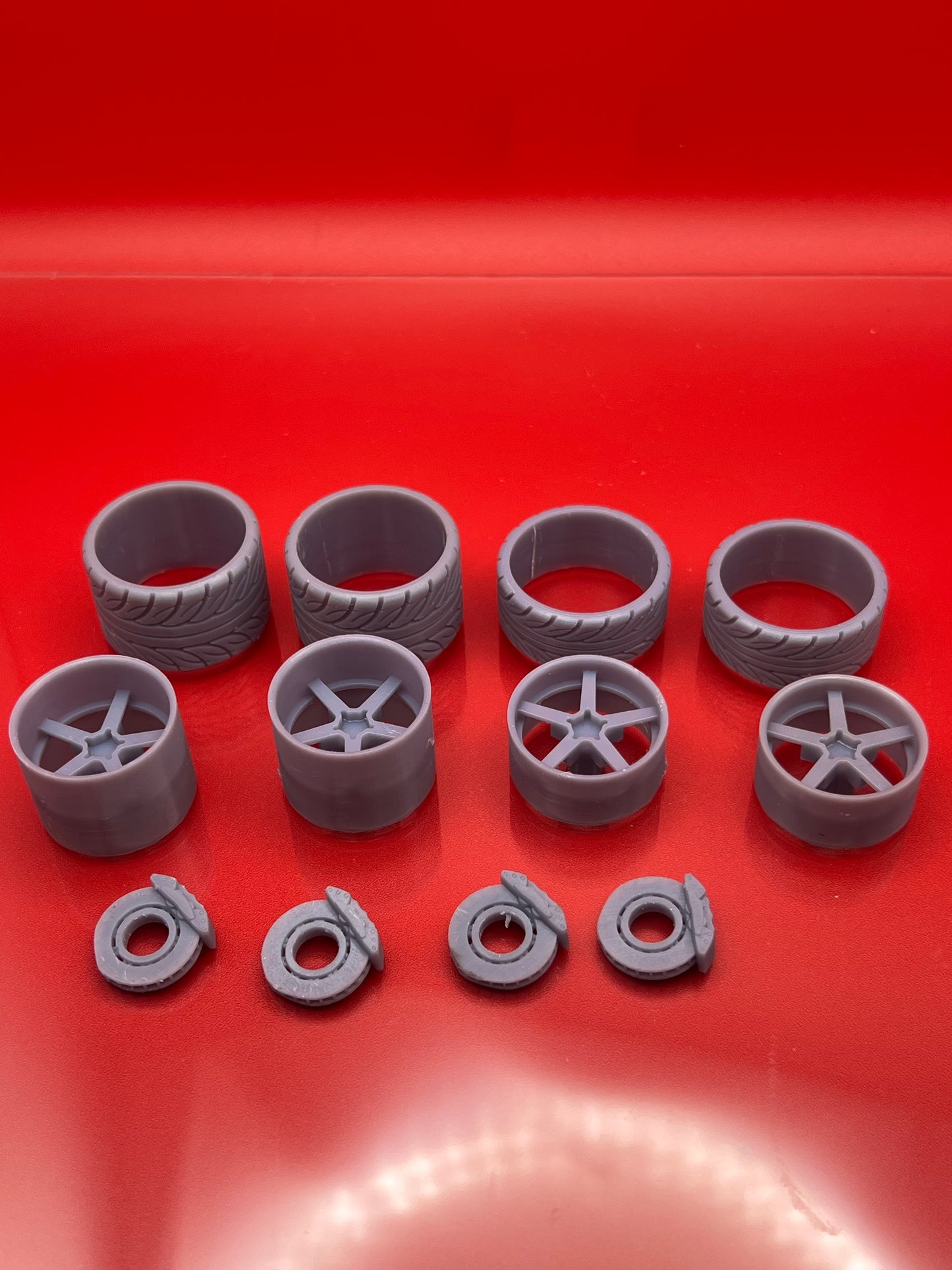 1/24 Scale Super Wide Wheel Set