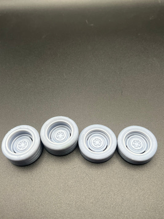 1/24 Resin Steelie Wheels For Scale Modeling