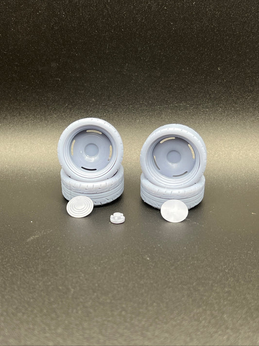 1/24 Scale Mobsteel Detroit Steel Wheel John R Wheel Set