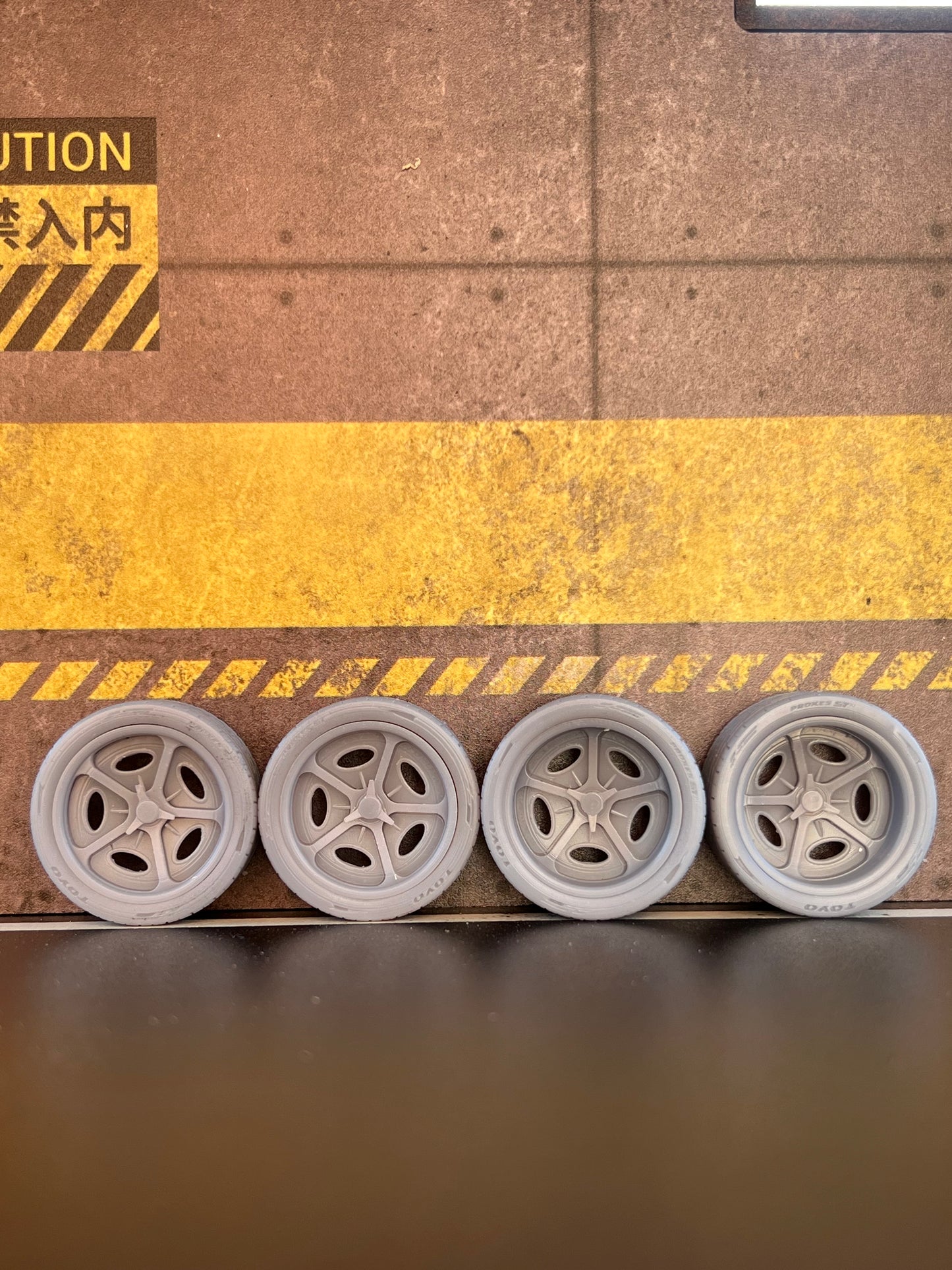 1/24 Scale Velocity Style Wheel Set