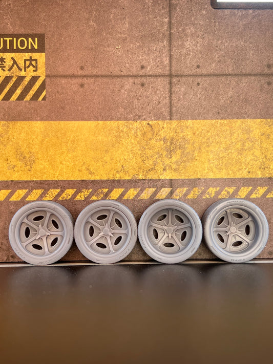 1/24 Scale Velocity Style Wheel Set