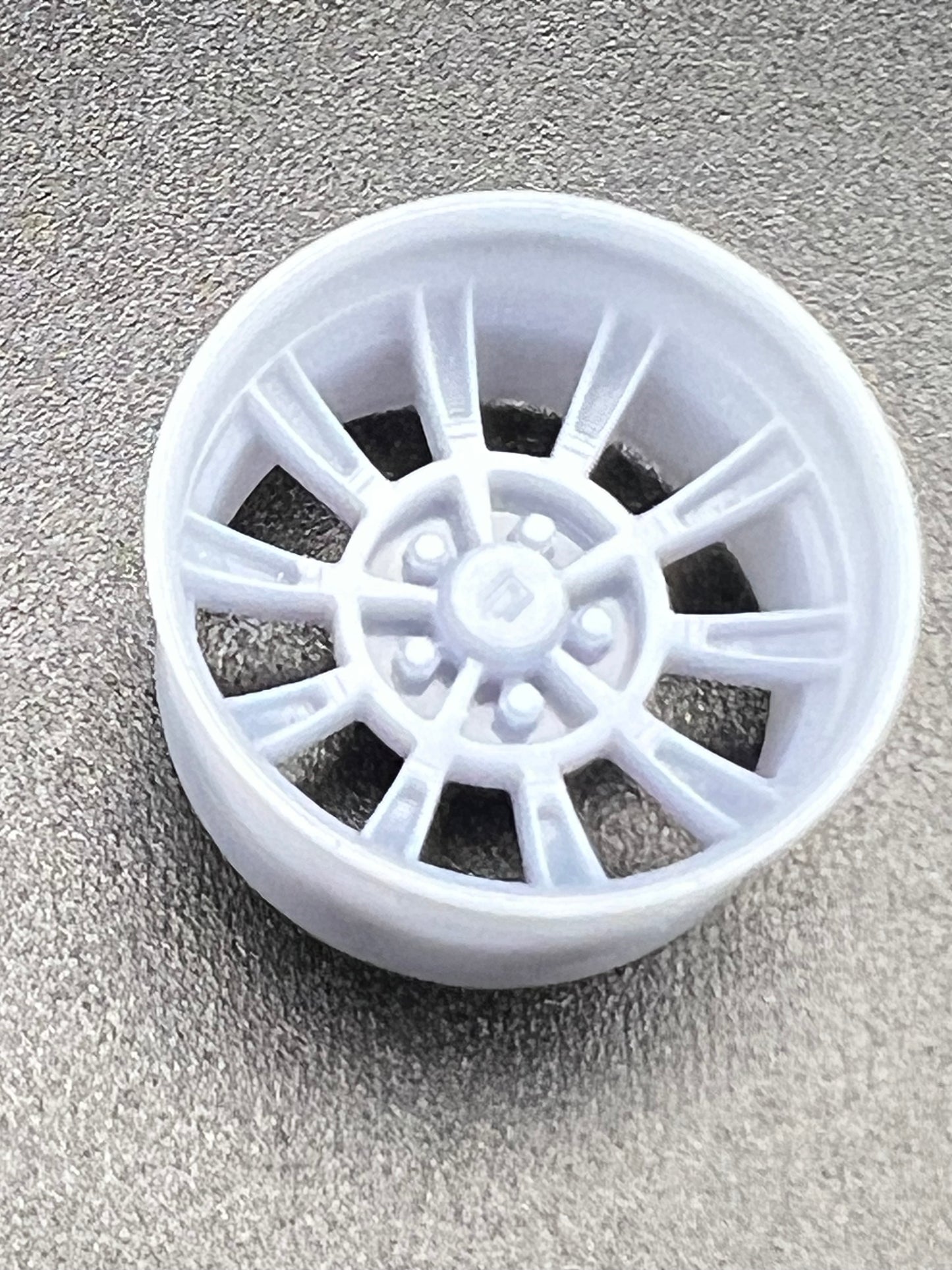 1/25 Scale Retro Billet Shelby Style Resin Printed Wheel Set For Scale Modeling