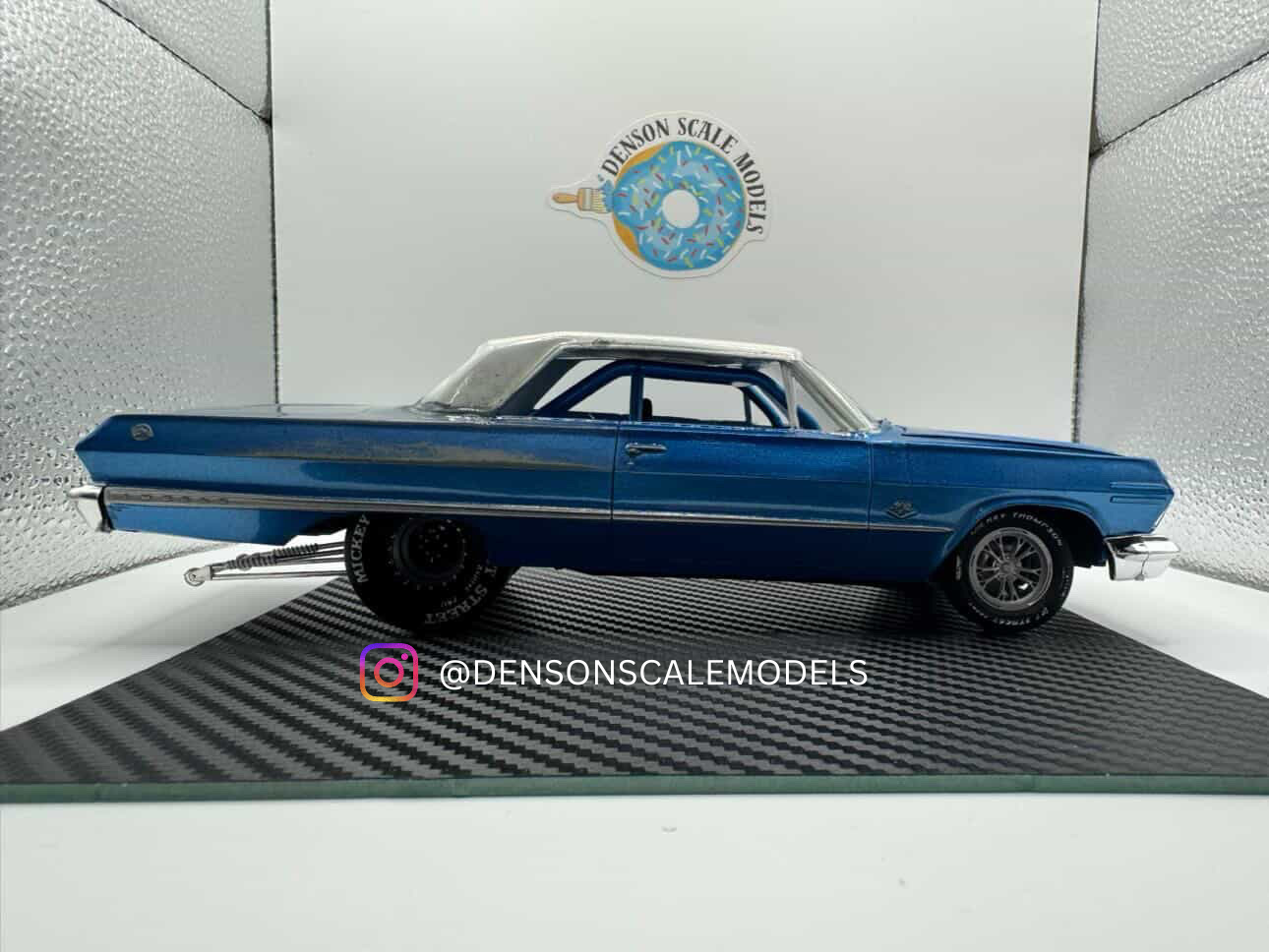 1:24 Drag Racing Wheels & Tires – Weld V Front / Alpha One Rear M/T Tires