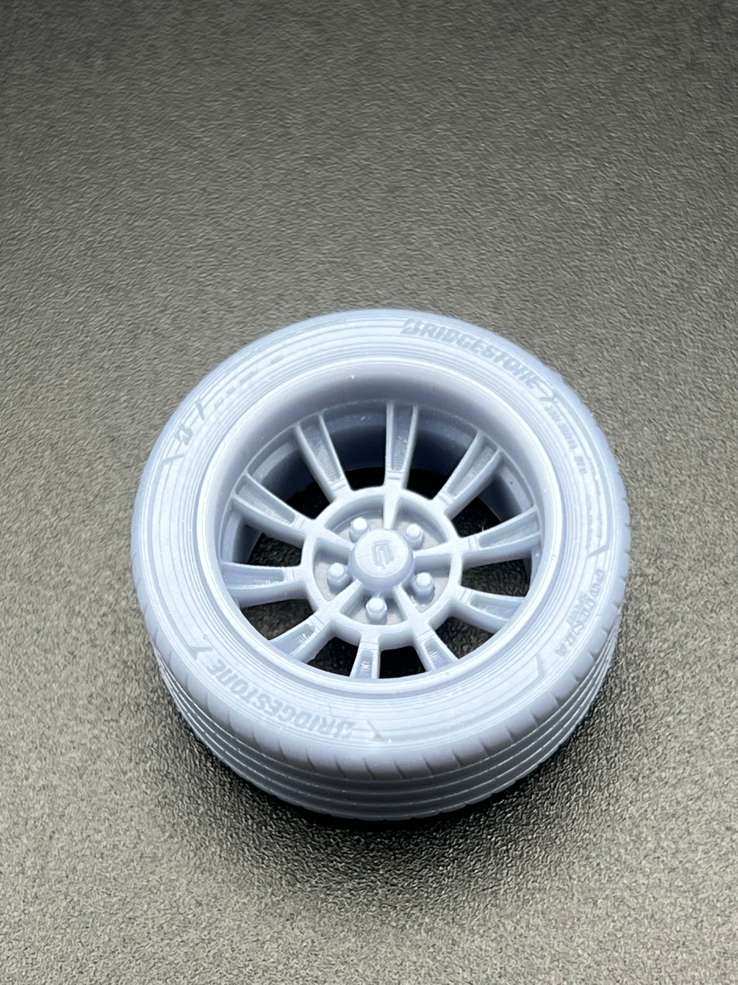 1/25 Scale Retro Billet Shelby Style Resin Printed Wheel Set For Scale Modeling