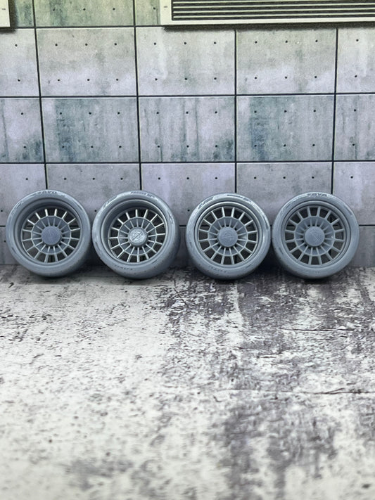 1/24 Scale Artillery Chevy Style Wheel Set