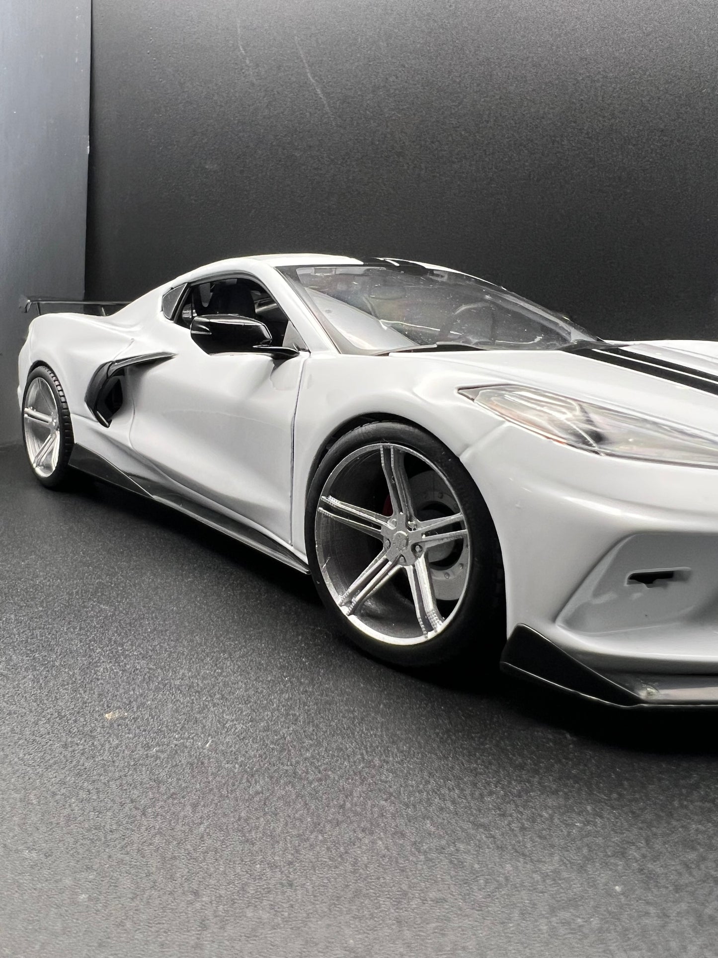 1:18 Scale Maisto 2020 Corvette C8 Direct-Fit Custom Wheels – Resin Upgrade Set